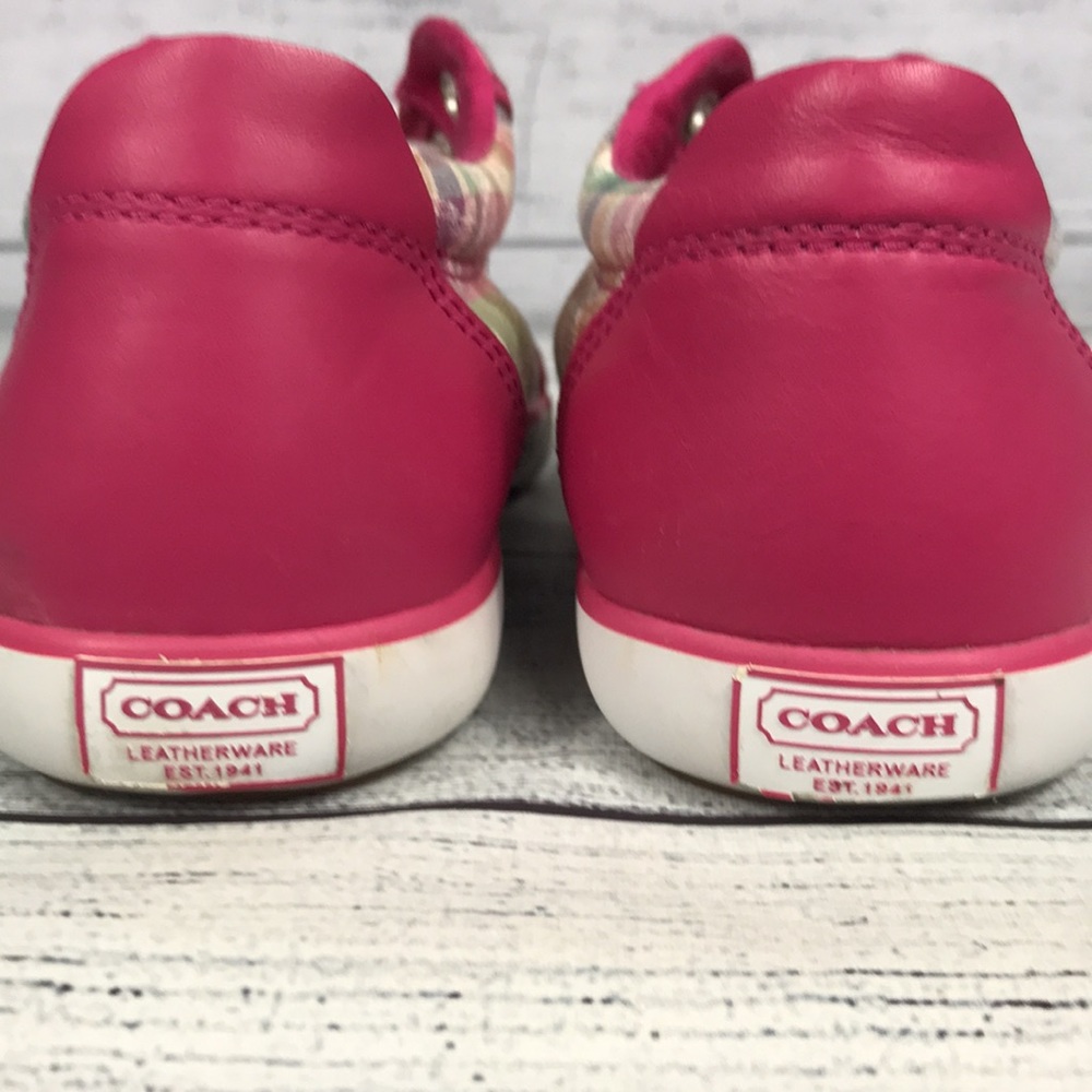 COACH Barrett Logo Women’s Sneakers Size 7B - Picture 3 of 9